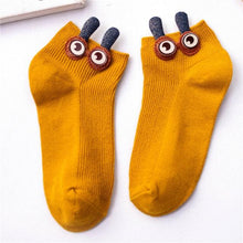 Load image into Gallery viewer, New Fashion Spring Summer Cute Cartoon 3D Big Eyes 3D Rabbit Eared Short Tube Socks Novelty Funny Soft Cotton Ankle Socks For Men And Women
