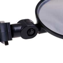 Load image into Gallery viewer, 2Pcs Bicycle Mirror Universal Handlebar Rearview Mirror 360 Degree Rotate For Bike Bicycle Cycling Accessories Wide Angle Convex Mirror Adjustable Rotatable Handlebar For Mountain Bike Off Road Bike and Fixed Gear Bike Handlebars
