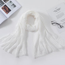Load image into Gallery viewer, Long Soft Cotton Lightweight Crinkle Hijab Scarf Elegant Headscarf Head Wrap Islamic Head Wraps Hijab For Women 70*175cm
