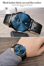 Load image into Gallery viewer, Couple Watches Popular Casual Quartz Women Men Watch Clock Boys Girls Ultra Thin Leather Wristwatch Minimalist Analog Quartz Ultra Thin Watches Leather Strap Fashion Casual Date Watch Waterproof Wrist Watch
