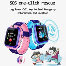 Load image into Gallery viewer, Childrens Smart Watch Kids Phone Watch Smartwatch For Boys Girls With Sim Card Photo Waterproof Smartwatches With Tracker HD Touch Screen For Kids Games Alarm Clock Camera Digital Wrist Watch Smartwatch Christmas Birthday Gifts
