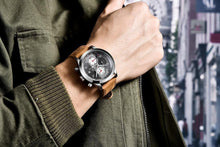 Load image into Gallery viewer, Luxury New Men's Sport Wrist Watches Military Leather Waterproof Watch Luminous Hands Mens Watches
