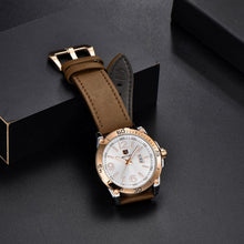 Load image into Gallery viewer, Top Luxury Fashion Mens Watches Quartz Casual Leather Design Sport Analog Waterproof Classic Wrist Watch
