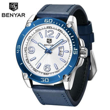 Load image into Gallery viewer, Top Luxury Fashion Mens Watches Quartz Casual Leather Design Sport Analog Waterproof Classic Wrist Watch
