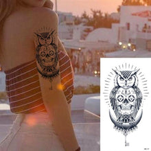 Load image into Gallery viewer, 25 Sheets Flower Rose Luxury Tattoos Waterproof Temporary Sticker 3D Rose Flower Tattoos Body Art Arm Fake Tatoo For Womens

