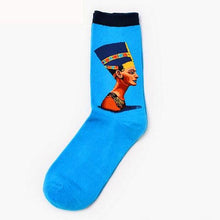 Load image into Gallery viewer, Classic Autumn Winter Retro Personality Art Van Gogh Mural World Famous Oil Painting Female Sock For Men And Women
