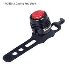 Load image into Gallery viewer, Bicycle Rear Light Bike Warning Lamp USB Charge Red White Light Color Safety Headlight Bike Tail Light Rechargeable Ultra Bright Bike Rear Light USB Rechargeable Bike LED Light
