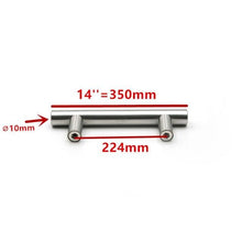 Load image into Gallery viewer, Modern  Stainless Steel Kitchen Door Cabinet Bar Handle Pull Knob Cabinet Knobs Furniture Handle Cupboard Drawer Handle Stainless Steel Hollow Tube Bar Drawer Pulls Cupboard Knob For Kitchen Furniture Hardware
