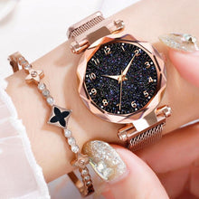Load image into Gallery viewer, Luxury Simple Women Watches Quartz Magnetic Wristwatch Fashion Starry Sky Design Watch For Women
