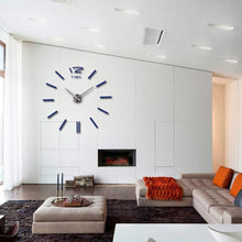 Load image into Gallery viewer, Wall Clock Watch Clocks 3D Frameless Wall Clock Large Stickers Wall Decoration for Living Room Bedroom 3D Acrylic Mirror Stickers Living Room Quartz Needle Europe
