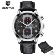 Load image into Gallery viewer, Luxury New Men's Sport Wrist Watches Military Leather Waterproof Watch Luminous Hands Mens Watches
