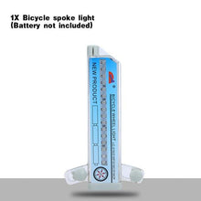 Load image into Gallery viewer, 32 Pattern Bike Light Bicycle Wheel Light Double Display Flash 32 RGB LED Light Bicycle Spoke Lamp Night Riding Spoke Light For Men Present Super Bright Auto Off LED Cycling Bicycle Light
