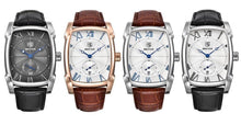 Load image into Gallery viewer, Luxury Business Men's Watches Brown Casual Wrist Leather Strap Waterproof Classic Rectangle Square Watch
