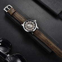 Load image into Gallery viewer, 2021 New Simple Business Quartz Men Wristwatch Luxury Casual Leather Strap Waterproof Watch
