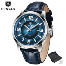 Load image into Gallery viewer, 2021 New Simple Business Quartz Men Wristwatch Luxury Casual Leather Strap Waterproof Watch
