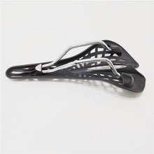 Load image into Gallery viewer, Mountain Super Light Plastic Bicycle Saddle  Bike Saddle Seat PVC Cushion Hollow Seat Saddle Ultra Light Cycling Bicycle Seat Saddle Hollow Ergonomic Shock Absorption Water Resistant Protection
