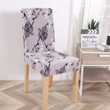 Load image into Gallery viewer, New Chair Covers Spandex Stretch Chair Covers Dining Slipcover Decorative Chair Cover floral For Kitchen Wedding Banquet Hotel Stretch Armless Chair Slipcover for Dining Room Seat Cushion, Spandex Kitchen Parson Chair Protector Cover, Removable &amp; Washable
