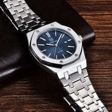 Load image into Gallery viewer, Fashion Stainless Steel Mens Quartz Analog Watch Luminous Waterproof Mens Sports Minimalist Wrist Watch
