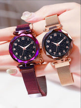 Load image into Gallery viewer, Luxury Simple Women Watches Quartz Magnetic Wristwatch Fashion Starry Sky Design Watch For Women
