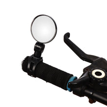 Load image into Gallery viewer, Universal Bicycle Mirror Bicycle Accessories Handlebar Rearview Mirror Rotate Wide-Angle Rearview Mirror Rotatable Round Adjustable Shockproof Convex Wide Angle Universal Back Rear View Mirrors
