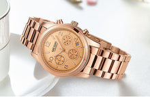Load image into Gallery viewer, Top Luxury Quartz Women Watch Multifunctional Round Design Waterproof Stainless Business Wrist Watch
