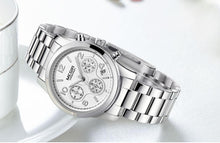 Load image into Gallery viewer, Top Luxury Quartz Women Watch Multifunctional Round Design Waterproof Stainless Business Wrist Watch
