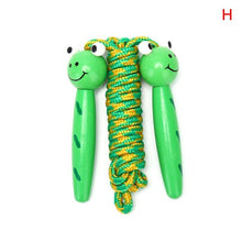 Load image into Gallery viewer, Cute Wood Handle Kids Children Skipping Jump Adjustable Cotton Jump Ropes For Kids Skipping Fitness Rope Wooden Handle Jumping Rope For Children Exercise Workout Activity
