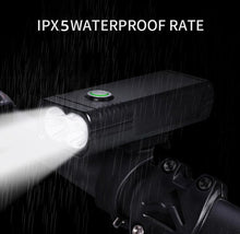 Load image into Gallery viewer, 10000mAh Bike Light USB Rechargeable 5000 Lumens Bike Headlight LED Super Bright Front Lights And Back Rear Light Set For Night Riding Bicycle Lights Front And Back Rechargeable With 3 Modes
