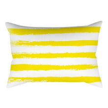 Load image into Gallery viewer, Rectangle Yellow Pillow Case Sofa Car Seat Cushion Cover Home Textile Modern Decorative Geometric Outdoor Pillow Cushion Covers Case For Couch Living Room Fashion Pillowcase 30x50CM
