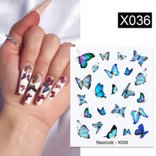 Load image into Gallery viewer, Abstract Lady Face Water Decals Fruit Flower Summer Leopard Alphabet Leaves Nail Stickers Water Black Leaf Sliders Marble Nail Art Stickers Water Transfer Nail Decals Full Wraps Gradient Acrylic Nail Kits for Women Manicure Decoration

