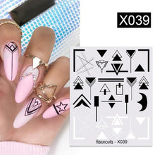 Load image into Gallery viewer, Abstract Lady Face Water Decals Fruit Flower Summer Leopard Alphabet Leaves Nail Stickers Water Black Leaf Sliders Marble Nail Art Stickers Water Transfer Nail Decals Full Wraps Gradient Acrylic Nail Kits for Women Manicure Decoration
