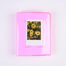 Load image into Gallery viewer, Cute Mini Holds 64 Photos Album Jelly Color Photo Album for Name Card 7s 8 25 50s Mini Photo Album Ring Binder Cover Refillable Notebook Photo Album
