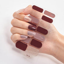 Load image into Gallery viewer, Full Cover Nail Stickers Designer Nail Decals Fashion Five Sorts of Nail Stickers  Nail Sticker set Nail Decoration Nail Strips 3D Nail Art Stickers Decal Slider Template Diy Nail Tool Decorations Nail Art Design Self Adhesive Luxury Designer Nail Sticker
