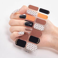 Load image into Gallery viewer, Full Cover Nail Stickers Designer Nail Decals Fashion Five Sorts of Nail Stickers  Nail Sticker set Nail Decoration Nail Strips 3D Nail Art Stickers Decal Slider Template Diy Nail Tool Decorations Nail Art Design Self Adhesive Luxury Designer Nail Sticker
