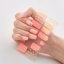 Load image into Gallery viewer, Full Cover Nail Stickers Designer Nail Decals Fashion Five Sorts of Nail Stickers  Nail Sticker set Nail Decoration Nail Strips 3D Nail Art Stickers Decal Slider Template Diy Nail Tool Decorations Nail Art Design Self Adhesive Luxury Designer Nail Sticker

