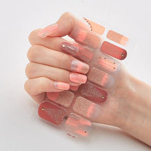 Load image into Gallery viewer, Full Cover Nail Stickers Designer Nail Decals Fashion Five Sorts of Nail Stickers  Nail Sticker set Nail Decoration Nail Strips 3D Nail Art Stickers Decal Slider Template Diy Nail Tool Decorations Nail Art Design Self Adhesive Luxury Designer Nail Sticker
