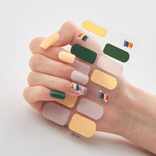 Load image into Gallery viewer, Full Cover Nail Stickers Designer Nail Decals Fashion Five Sorts of Nail Stickers  Nail Sticker set Nail Decoration Nail Strips 3D Nail Art Stickers Decal Slider Template Diy Nail Tool Decorations Nail Art Design Self Adhesive Luxury Designer Nail Sticker
