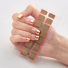 Load image into Gallery viewer, Full Cover Nail Stickers Designer Nail Decals Fashion Five Sorts of Nail Stickers  Nail Sticker set Nail Decoration Nail Strips 3D Nail Art Stickers Decal Slider Template Diy Nail Tool Decorations Nail Art Design Self Adhesive Luxury Designer Nail Sticker
