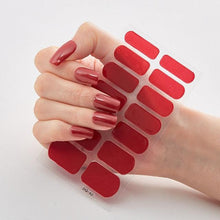 Load image into Gallery viewer, Full Cover Nail Stickers Designer Nail Decals Fashion Five Sorts of Nail Stickers  Nail Sticker set Nail Decoration Nail Strips 3D Nail Art Stickers Decal Slider Template Diy Nail Tool Decorations Nail Art Design Self Adhesive Luxury Designer Nail Sticker
