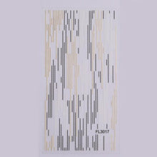Load image into Gallery viewer, Gold Silver 3D Nail Sticker Curve Stripe Lines Nails Stickers Gradient Adhesive Striping Tape Nail Art Stickers Decal Decoration Metallic Curve Strip Line Nail Decal Self-Adhesive 3D Wave Design Decoration for Women Girls
