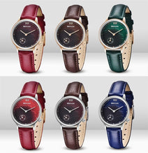 Load image into Gallery viewer, New Red Women Fashion Watch Quartz Luxury Leather Strap Analog Waterproof And Scratch Resistant Watches Excellent Gift For Women
