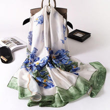 Load image into Gallery viewer, New Brand Designer Luxury  Winter Long Silk Scarf Shawls Wraps Print Cotton Scarf Stylish Head Wraps Scarves Hijabs Neck Scarves Lady Hijab For Female
