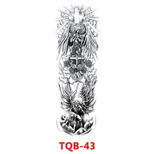 Load image into Gallery viewer, Full Arm Large Size Sleeve Temporary Sticker Dragon Tattoo Waterproof Body Art Realistic 3D Design For Mens
