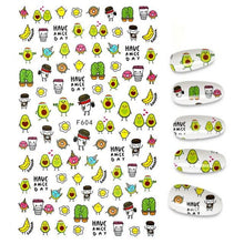 Load image into Gallery viewer, The New 3D Nail Sticker Cool English Letter stickers for nail Foil Love Heart Design Fashion Manicure Stickers Girls Manicure Decoration Nail Art Supplies 3D Self-Adhesive Nail Decals Designer Nail Stickers for Acrylic Nails
