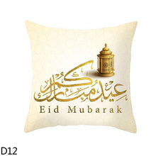 Load image into Gallery viewer, Black Gold Decor Pillow Case Ramadan Cushion Cover Pattern Decorative Cushion Pillowcase Stylish Pillow Home Decor Pillowcover
