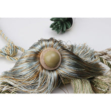 Load image into Gallery viewer, Home Decoration Polyester Tassel Tiebacks Curtain Holder Handmade Tassel Curtain Rope Holdback Window Drape Hanging Ball Tassels Curtains Buckle Sling Binding Lantern Tiebacks Handcrafted Braided Curtain Holdbacks Window Home Decor 55-90cm
