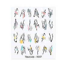 Load image into Gallery viewer, Spring Simple Green Theme Water Decal Sticker Flower Leaf Tree Summer Slider For Manicuring Nail Art Watermarks Art Decoration Manicure Tools Nail Watermark Decals iridescent Decoration Nail Self-Adhesive Decals Nail Stickers Water Transfer Fresh Nail
