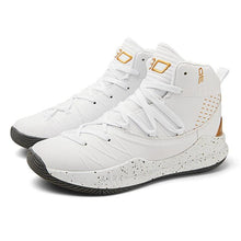 Load image into Gallery viewer, Basketball Black White Ankle Boots Mens Shoes Cushioning White Training Breathable Outdoor High Quality Sports Mens Sneakers Non Slip Outdoor Sneakers Cushioning Workout Sport Design
