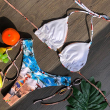 Load image into Gallery viewer, Popular Women's Beachwear  Bikini Set Swimwear Push-Up Padded Swimsuit Floral Bikini Set Low Rise Ruffled Two Pieces Swimsuit Push Up Bathing Suit Swimwear

