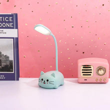 Load image into Gallery viewer, Children Desk Lamp LED Bedside Table Lamp Flexo Balance Light Gooseneck Drawing Iluminaria For Study Badroom Decor Cute Bear Cute Study Lamps for Bedroom Décor
